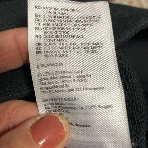 3 pc adidas set- hoodie, leggings and shorts - Picture 8 of 9